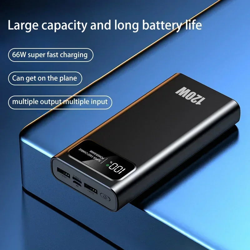 Batterie externe 200000mAH 120W,Iphone,Samsung,Xiaomi..