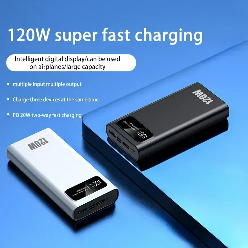 Batterie externe 200000mAH 120W,Iphone,Samsung,Xiaomi..